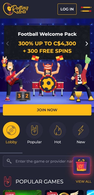 Rolling Slots login