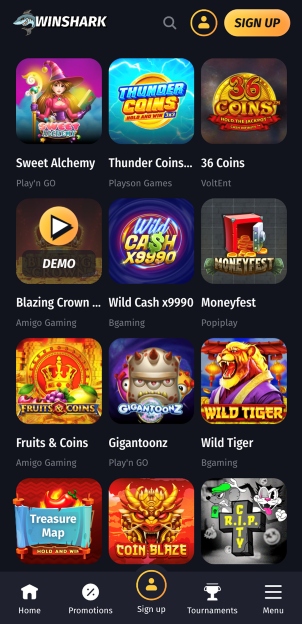 Winshark games